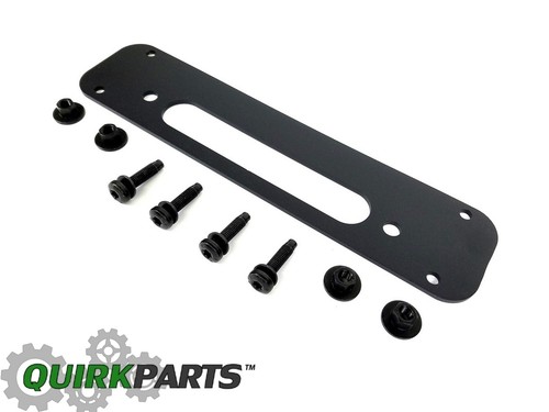 07-18 JEEP WRANGLER JK BODY CENTER MOUNTED FRONT LEAD PLATE KIT FOR WINCH MOPAR - Foto 5 di 6