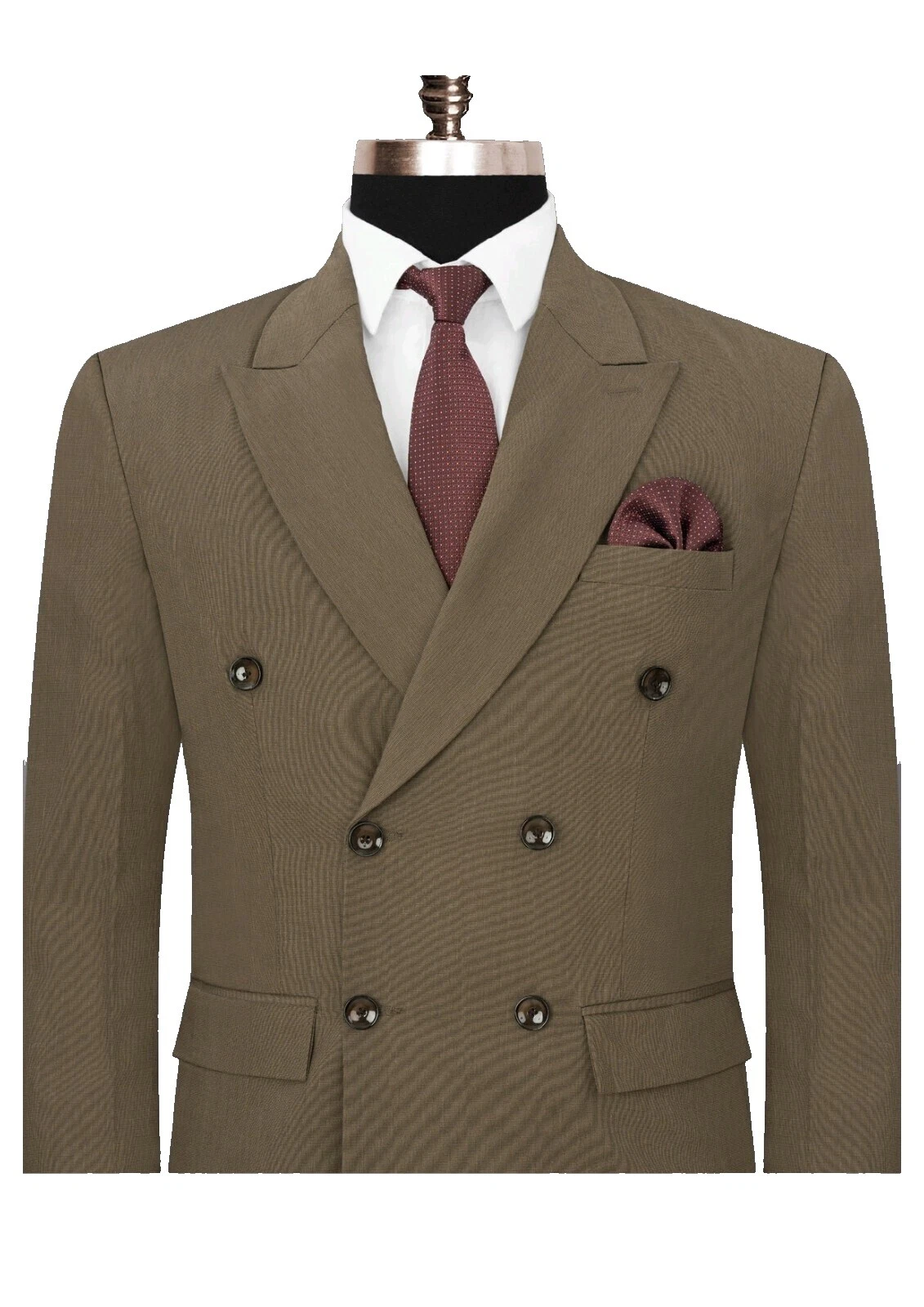 Trajes y Blazers Handmade Smoking Marrón para Hombres