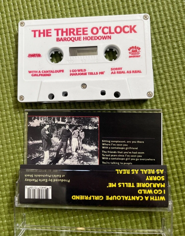 RARE PSYCH POP – The Three O'Clock – Baroque Hoedown Cassette (NM, UNPLAYED) - Image 4 of 4