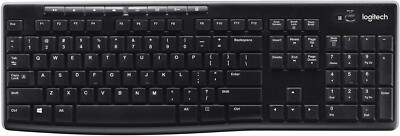 Logitech K270 Tastatur kabellos Französisches AZERTY-Layout inkl. Batterien  