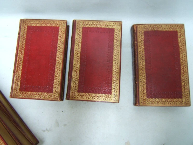 The Arabian Nights Entertainments 6 vol 1811 Leather Gilt Jonathan Scott Old VTG - Image 3 of 4