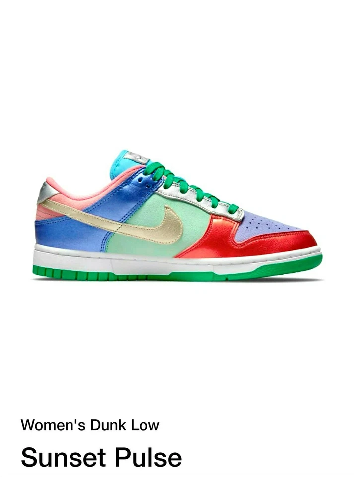 Nike Dunk Low SE Sunset Pulse plateado púrpura para mujer DN0855-600 TALLA 9W Foto 3 de 4