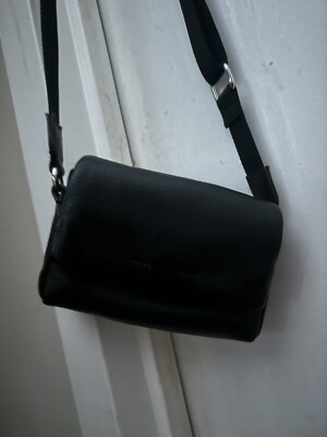 Aimee Kistenberg Purse Leather Bag Black Crossbody Mini Worn Once
