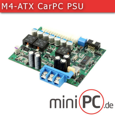 M4-ATX 6-30V DC/DC ATX/Mini-ITX Automotive CarPC Netzteil (250 Watt) [Lüfterlos]