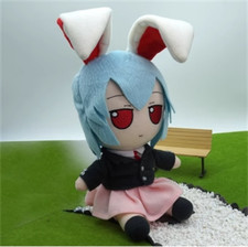 Anime TouHou Project Fumo Fumo Reisen Udongein Inaba 20cm Plush Doll Stuffed Toy