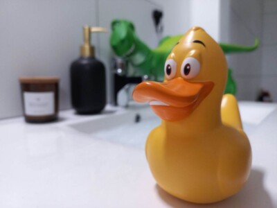 Chuck E Duck Toy Story Partysaurus Rex extrem selten