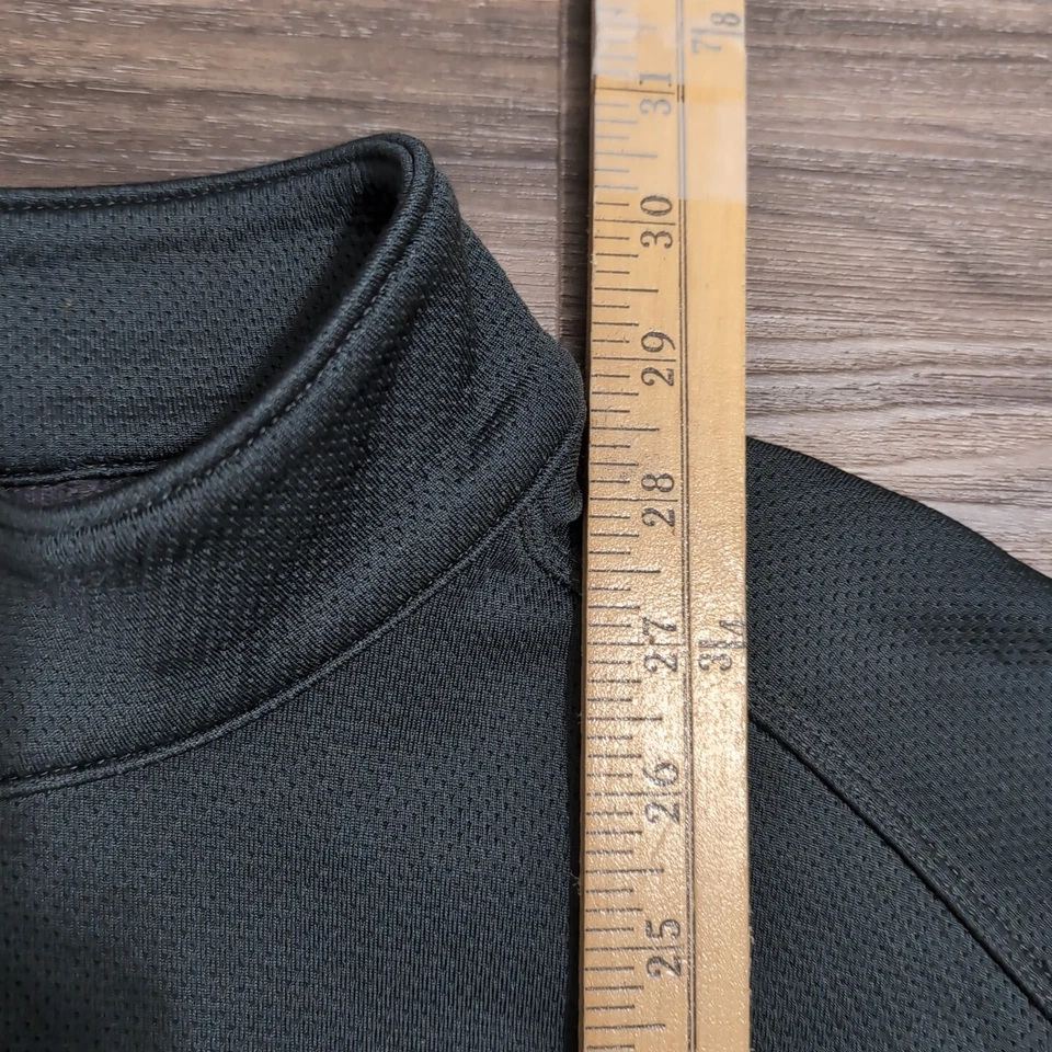 Nike Golf Hombres XXL 2TG 2EG 1/4 Cremallera Pullover Gris Manga Larga Equipo Fishel 3W Foto 3 de 4