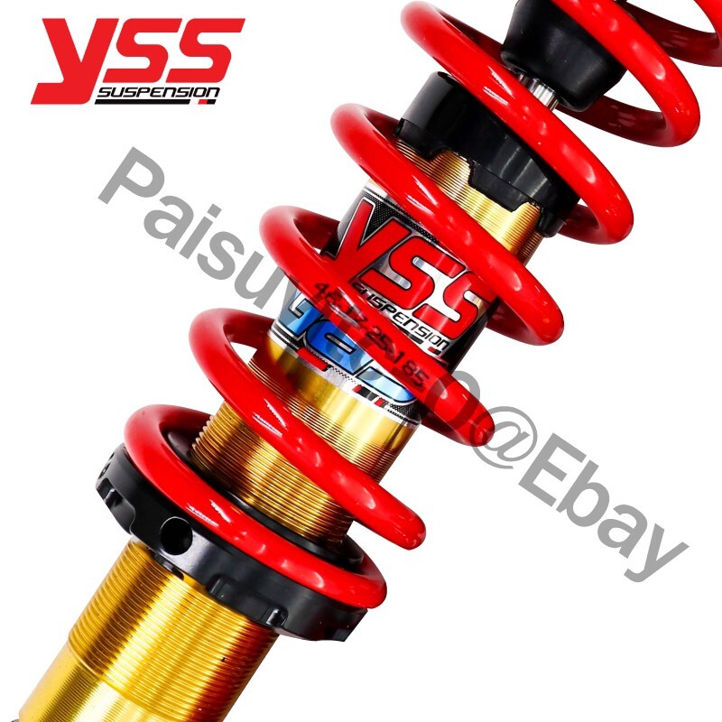 Honda Monkey-125,Super cub YSS Shock Suspension Dtg plus Red/Gold 340mm ...