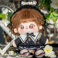 Handmad For Plush 20cm Doll Magic Black Skirt Clothes Clothing Dress Up Cosplay