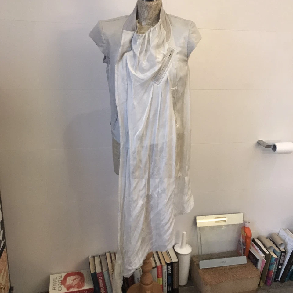 Chaleco/chaleco top de seda Rick Owens Foto 3 de 4