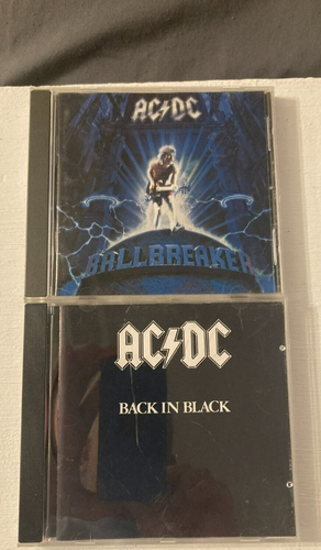 AC/DC Lot of 2 CD's BACK IN BLACK & BALL BREAKER 75679241825| eBay