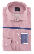 Luigi Borrelli Red Shirt - Slim - EV06402343NANDO