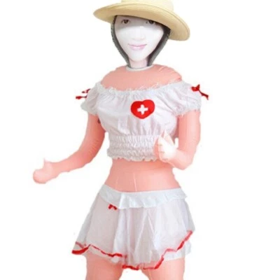 MEMOHEY 59 inch Inflatable Christmas Gift Blow Up Doll Hen Party Stag Night Female Dolls