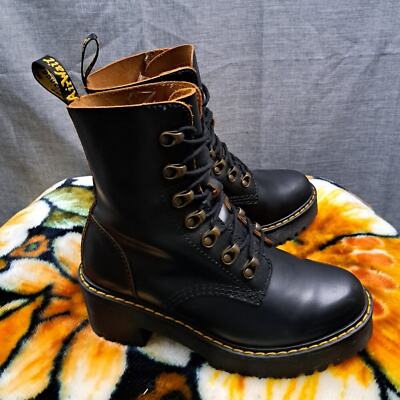 Dr. Martens Leona Boot Women Size 6 Black | eBay
