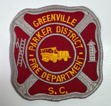 Greenville Parker District Fire South Carolina SC Patch E7