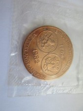1982 Netherlands & America Medallion Enduring Friendship Bronze 1.5" NIP