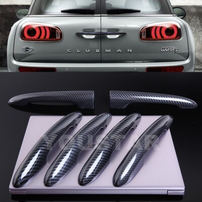 USA STOCK 6x CARBON Look Door Handle Covers MINI Cooper F54 CLUBMAN Barn Split