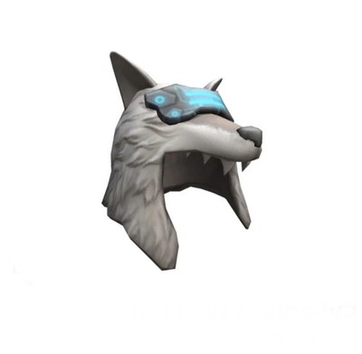 Robl0x | Cyberpunk Wolf Hat Futuristic Wolf Warrior Cyborg - RARE Toy Code