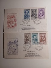 FDC Tschecheslowakei 1957 Nr.1018-1023