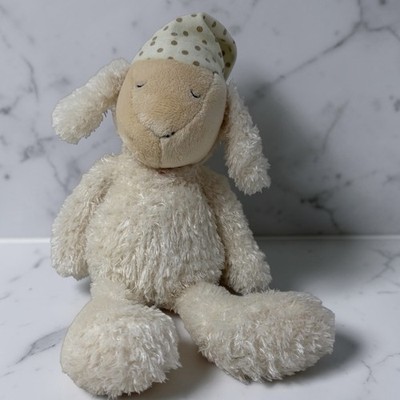 Jellycat Bedtime  Cream Lamb Sleepy Sheep Polka Dot Nightcap 13  Retired