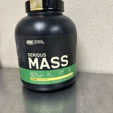 Serious Mass Protein Powder Supplement Weight Gainer Banana 6 lb 09/2026 6.67 per gallon