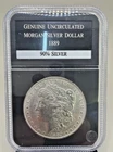 1889 MORGAN SILVER DOLLAR UNCIRCULATED AND IN GREAT CONDITION.  90%  (GPJ000210)