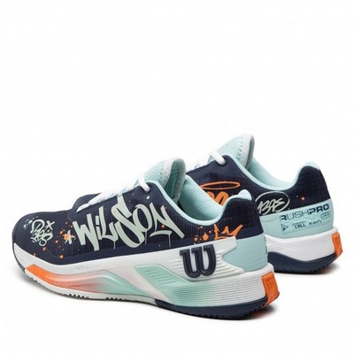 Wilson Mens Rush Pro 4.0 Paris Hope Clay Tennis Shoes - Size 11 US