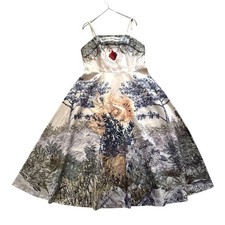 MANGO Set Up Dress with Cami and Venus Floral Print, Size L