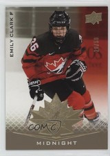 2021 Team Canada Juniors Fall Expo Promo Midnight 20/50 Emily Clark #55 0c3