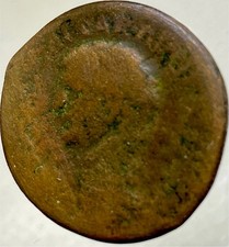 Ancient Genuine Roman Empire Coin 41AD-54AD 2000 Years Old Emperor Claudius I As