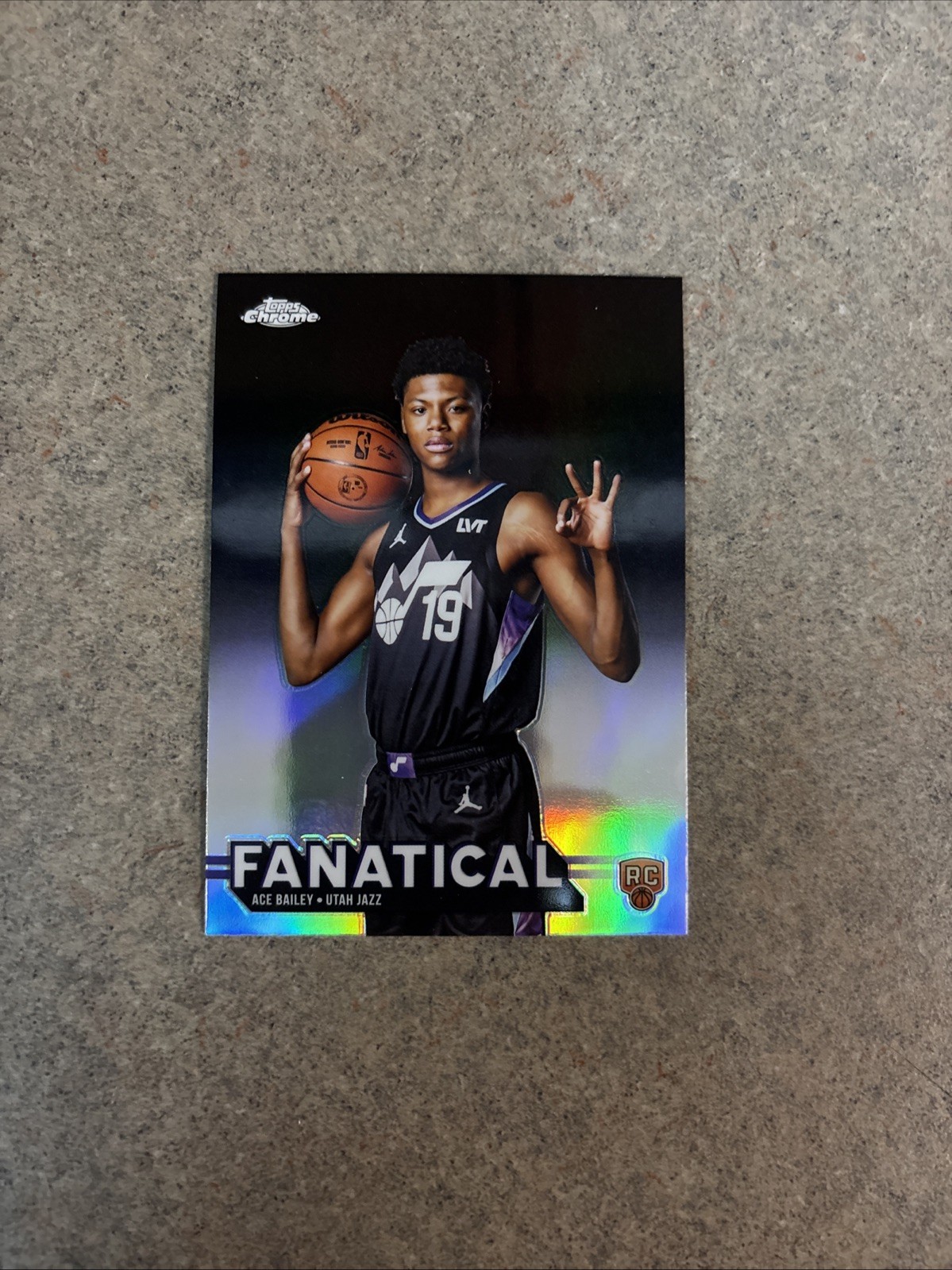 2025-26 Topps Chrome Ace Bailey Fanatical Insert Case Hit SP