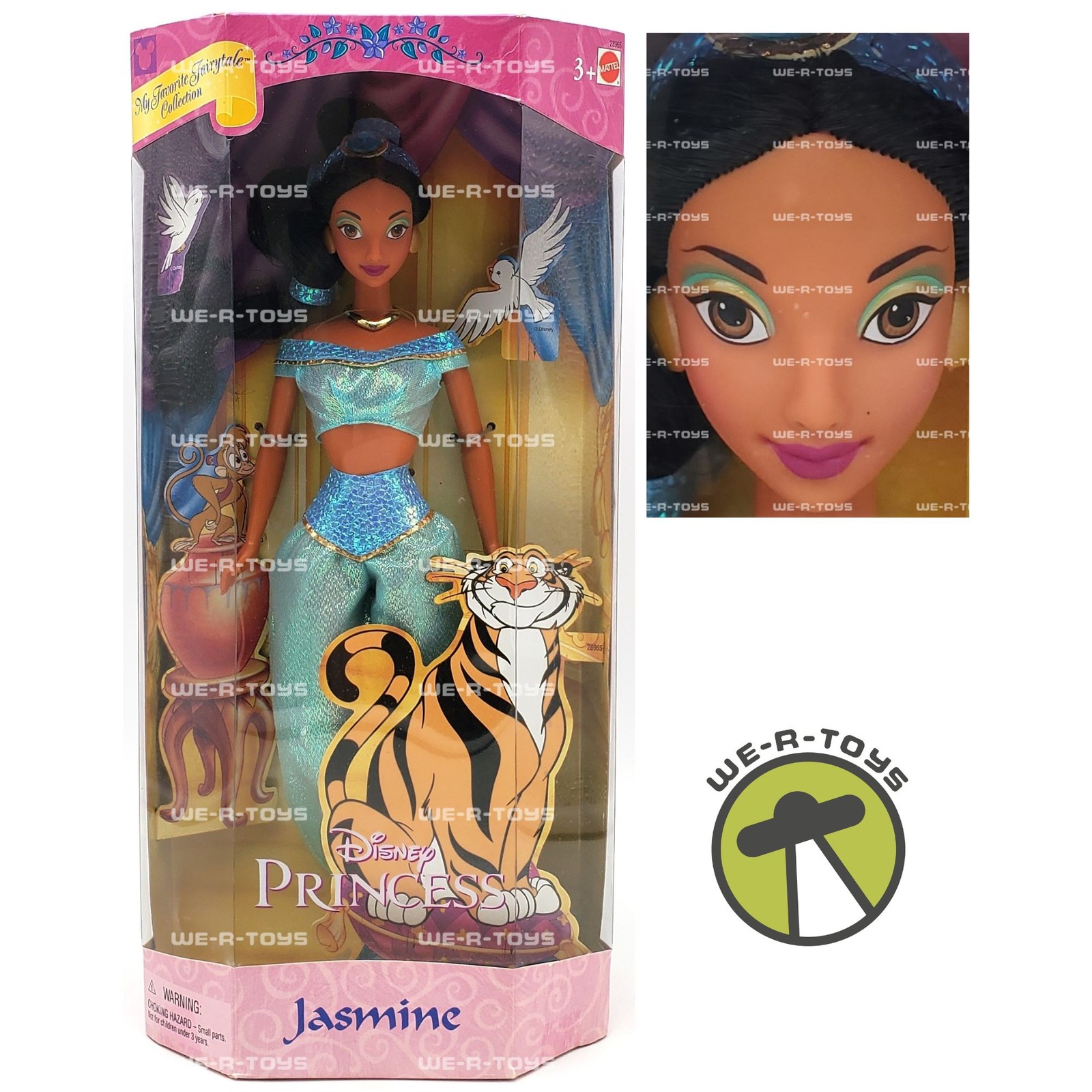 Disney Princess My Favorite Fairytale Collection Jasmine Doll 2000 Mattel #28965