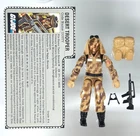 Vintage Gi Joe - Original - v1 - DUSTY - Hasbro 1985 - Filecard - Like MINT