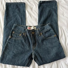 Levi's 513 Dark Blue Wash Jeans Boys 10