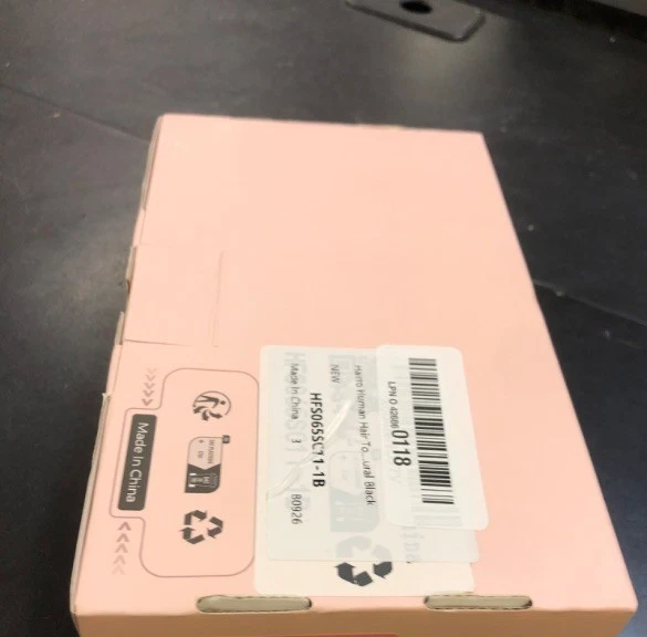 Toppers de cabello humano real con flequillo lateral tenue 3D 360° sin costuras 11" NEGRO CLÁSICO Foto 2 de 2