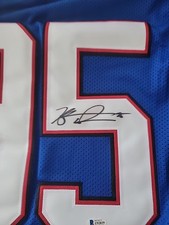 Buffalo Bills Legend #95 Kyle Williams Auto Framing Jersey