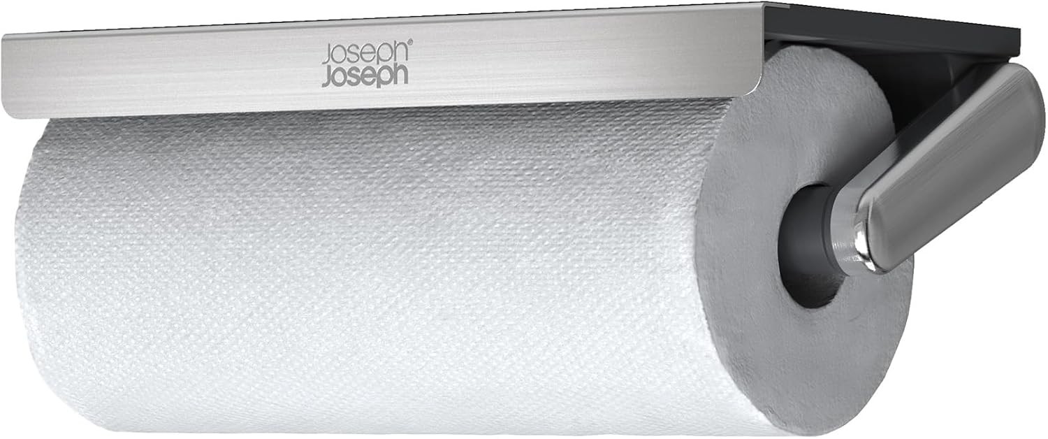 Gagnez du place : Joseph Joseph RollGrip Porte essuie-tout sous-étagère gris