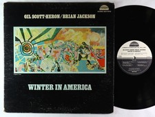 Gil Scott-Heron / Brian Jackson - Winter In America LP - Strata-East OG Press