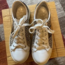 Rieker Antistress Women's Trainers Size 40 White Leather & Animal Print