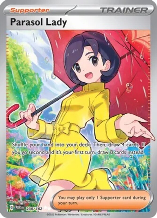 1x Parasol Lady - 238/182 - Ultra Rare NM-Mint Pokemon SV04 - Paradox Rift