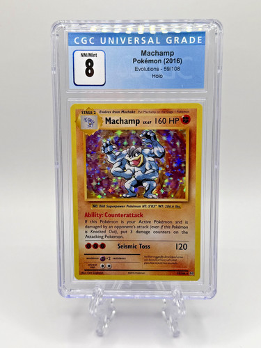 Machamp graded CGC 8 for sale on eBay