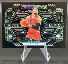 2021-22 Zach Lavine /25 Obsidian Electric Etch Green Pitch Black #16 | Bulls