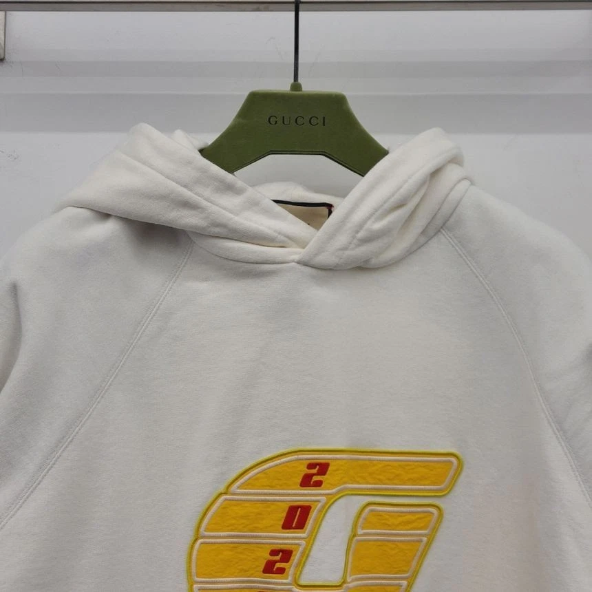Gucci Felpa con Cappuccio Uomo Emblema Ricamato Patch GUB011025 124119273