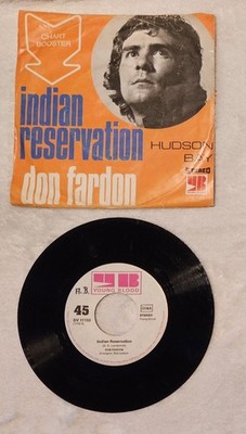 Don Fardon   Indian Reservation / Hudson Bay SINGLE Young Blood DV 11133 Germany