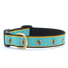 Up Country Dog Collar Bees Pattern Sizes XS S M and Leashes