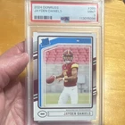 Panini 2024 Donruss Rated Rookie Jayden Daniels #389 PSA 9 Commanders NFL