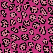 Pink Jaguar 23  - 18"x46" Hydrographic Film Hydro Dipping