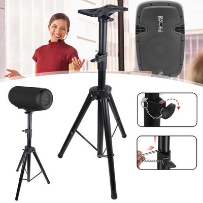Lautsprecher Ständer Höhenverstellbar Standlautsprecher Boxenstativ als Tripod