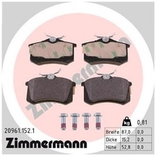 Satz Bremsbeläge Bremsklötze hinten für Audi A4 B7 8EC 8ED 8HE A6 C5 | 244671