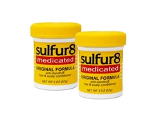 Sulfur8 Medicated Formula Anti-Dandruff Hair & Scalp Conditioner 2 OZ - 2 Pack